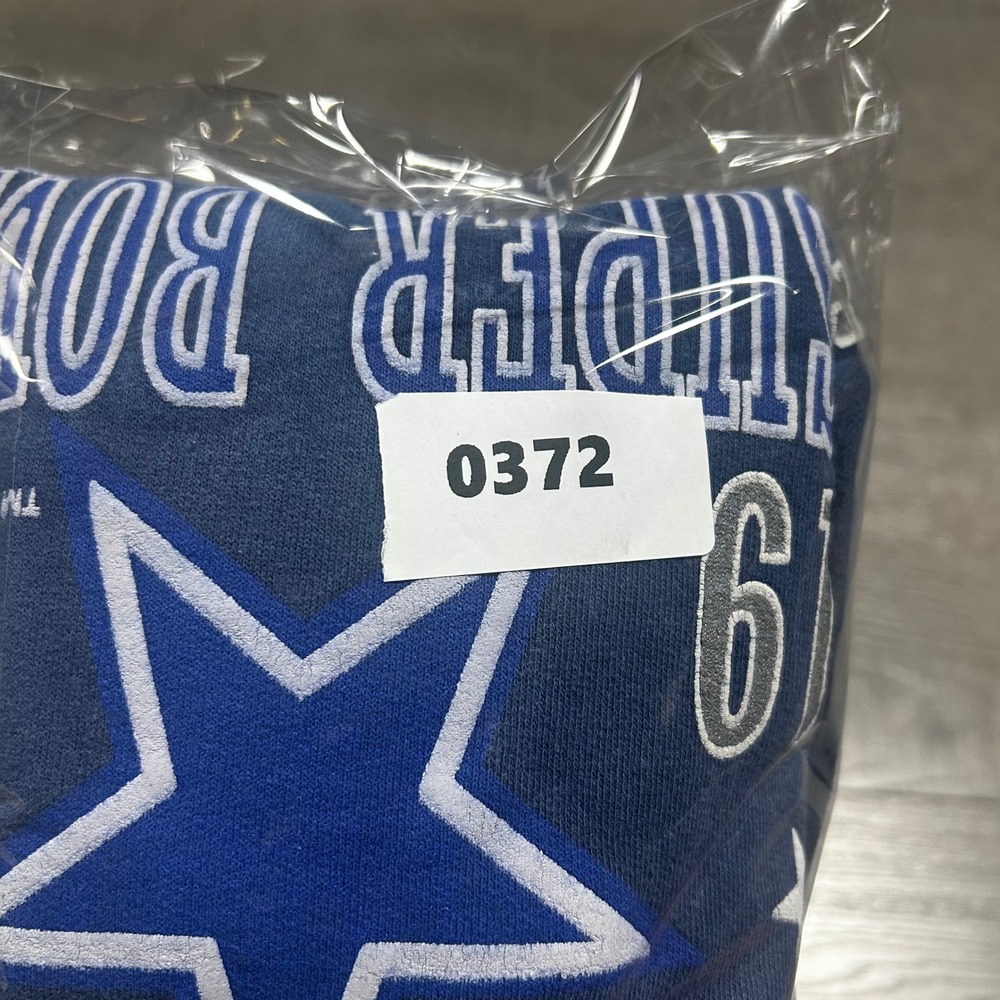 Vintage 1996 Dallas Cowboys Super Bowl XXX Champions Pro Player Sweatshirt Navy - Picture 7 of 7